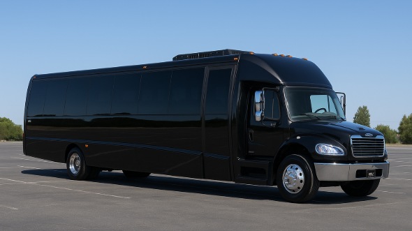 Exterior of Charter Bus Company Dubuque's 20 Passenger Party Bus in Dubuque