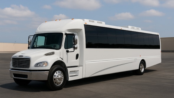 Exterior of Charter Bus Company Davenport's 30 Passenger Party Bus in Davenport